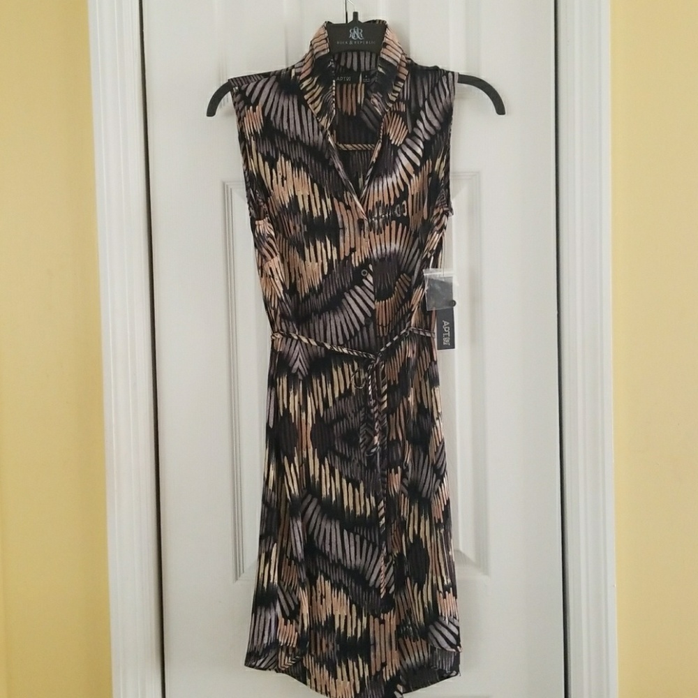 Multicolored Everyday Classic Dress